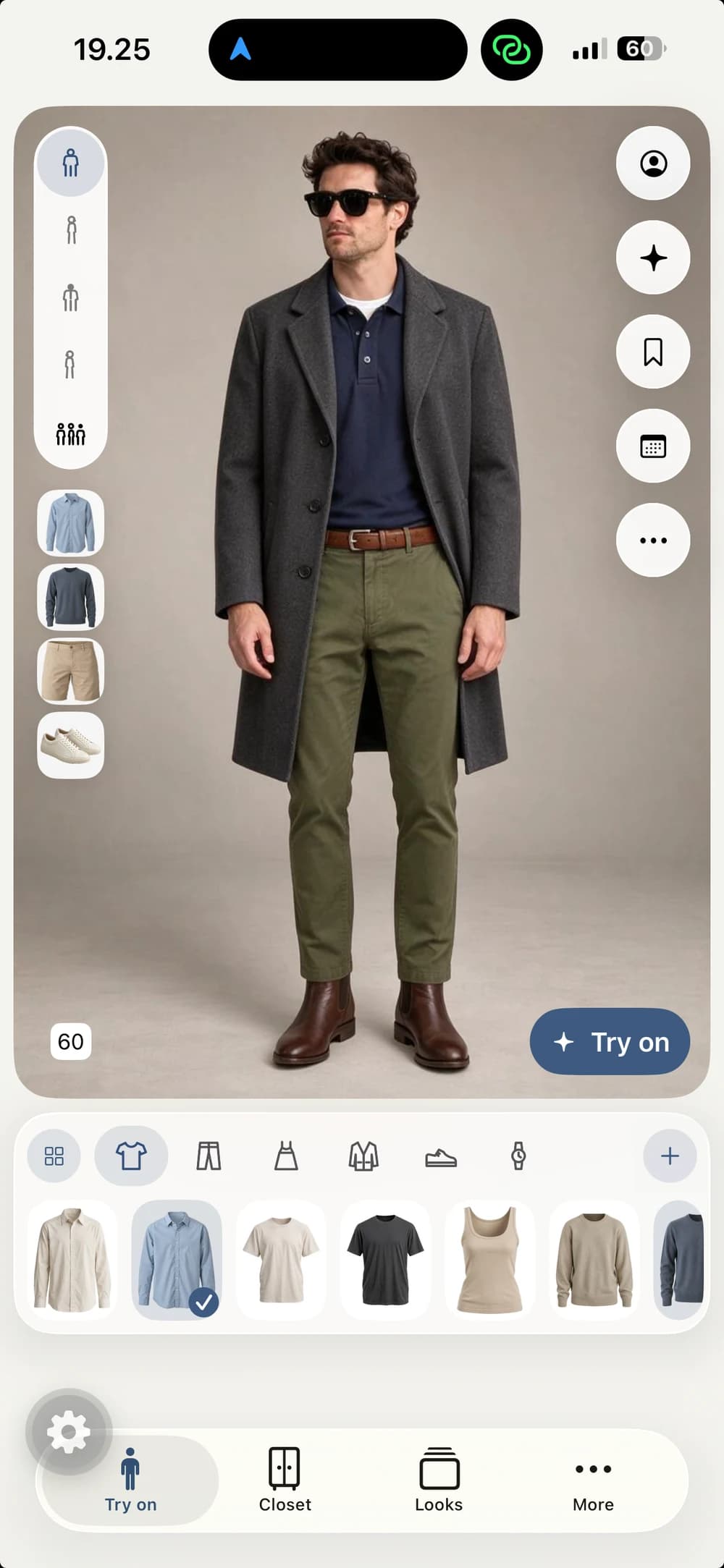 Tidlig forhåndsvisning af Twillby med virtuel prøvning, tøjkategorier, garderobe og gemte looks